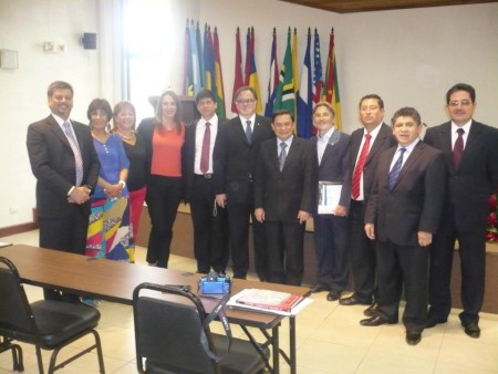 Miembros de la ALJT en la CIDH. — en Costa Rica.