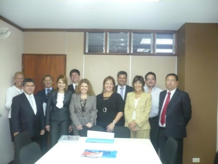 ALJT con integrantes de la justicia costaricense. — en Costa Rica.